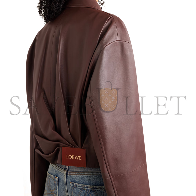 LOEWE BALLOON LEATHER JACKET